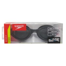 Speedo 成人款運動泳鏡 Biofuse2.0 黑/白, 快速調整, 寬廣視野, 防霧, F, 顏色隨機, 1個