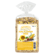 MEGA HARVEST 德國向日葵籽穀片 整顆穀粒切片 無化學添加, 500g, 1包