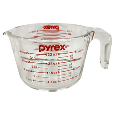 Corelle Brands 康寧餐具 Pyrex 強化玻璃單把量杯 4-cups, 5301485, 1L, 1個