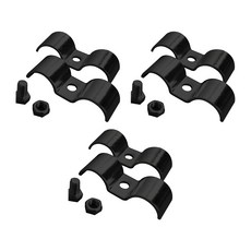 KI WISH 居家生活 鐵架連結器8字扣 3個, 黑色, 1組