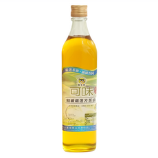 KOWEI 可味 精緻嚴選苦茶油, 100%第一道冷壓初榨, 單元不飽和脂肪酸80%以上, 通過SGS各項檢驗合格, 520ml, 4瓶