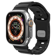 LAUT 萊德 防水氟橡膠運動錶帶, 黑色, 1個