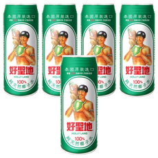 好聖地 100%純天然椰子水, 520ml, 5罐