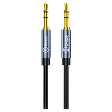 biaze 畢亞茲 AUX音頻轉換線 公對公車載連接線 鍍金工藝 Y3 型號 PVC外被 加粗銅線芯, 黑色, 1條