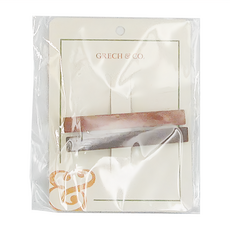 Grech&Co 雙色調髮夾二入組, 暖咖啡