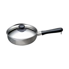 SORI YANAGI 柳宗理 單手鍋 附蓋 亮面, 22cm, 041656, 1組