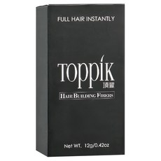 TOppiK 增髮纖維 12g, 1瓶, 黑色 BLACK