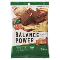 hamada 哈馬達 BALANCE POWER 可可夾心餅乾, 108g, 1袋