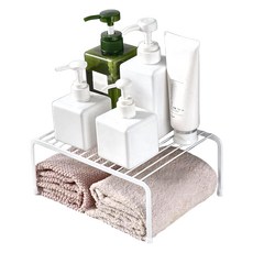 小麥購物 鐵藝置物架 C550 198g 2個, 質感白, 1組