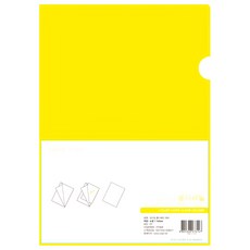 ECO Chungwoon L型資料夾 A4 黃色 40入