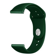 Apollo Life 阿波羅 經典單色反扣快拆式矽膠錶帶 - 軍綠色 全身可水洗, 1個