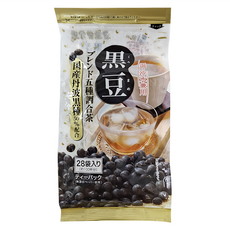 京都茶農 黑豆茶 溫冷水兼用 國產丹波黑種50%配合, 5g, 28包, 1袋
