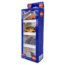 siku 超級跑車禮盒組，ABS 金屬材質, 1盒, Orange, 黃色, Blue