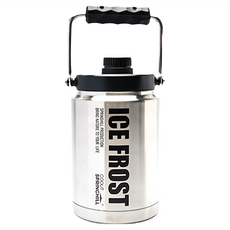 春山 寒霜加厚不銹鋼冰桶, 304不鏽鋼, 1900ml, H24.7 x 4p14.38cm(不含把手), 1個