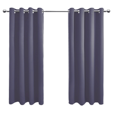 comet home 打孔式隔熱遮光窗簾, 深藍色, 1件