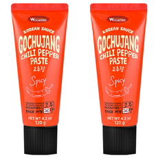 WOOM CHEF 韓式辣椒醬, 辣味, 120g, 2條
