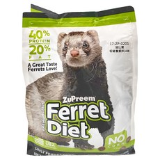ZuPreem 路比爾 貂營養飼料 40%蛋白質 20%脂肪, 4lb, 1袋