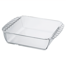 HARIO 好璃奧 方形焗烤盤 189 x 225 x 55mm 800g 1300ml, 透明色, 1個