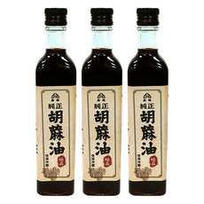 鑫隆 純正胡麻油 無添加防腐劑及色素, 500ml, 3瓶
