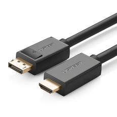 UGREEN 綠聯 DisplayPort 轉 HDMI 線 1.5m, DP101, 1條
