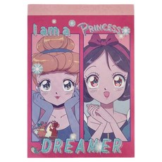 Disney Princesses 迪士尼公主 萬用MEMO本, 深粉色, 3本