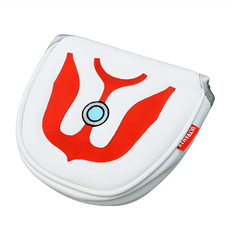 MEGA 美高 超人力霸王聯名款 推桿套 半圓 牛角型 彎管適用, 白色, 1個