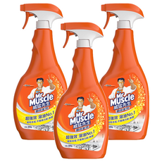 Mr Muscle 威猛先生 廚房清潔劑噴槍瓶 超強效溶油No.1 輕鬆去垢、無需用力刷、除菌, 500g, 3瓶