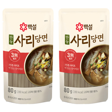 CJ BEKSUL 白雪 韓式冬粉 80g Q彈滑順 口感豐富 快速料理, 2包