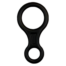 TUPA 拓攀 八字環下降器 35kN 鋁合金, 14.4 x 7.4cm, 曜石黑, 1個