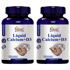 ESMOND NATURAL 愛司盟 液體鈣+D3 軟膠囊 120顆 每顆含鈣300毫克, 2罐