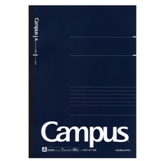 KOKUYO 國譽 Campus 大人A4點線筆記本, 深藍色, 1本
