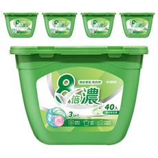 Magic Amah 妙管家 8倍濃煥彩香氛洗衣球 風鈴草花香, 40顆, 5盒