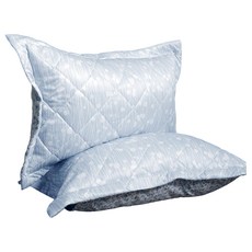 Embrace 英柏絲 冰絲涼感鋪棉舒眠抗菌壓框枕頭套 75 x 48cm 心之海洋 2入