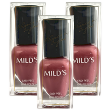 MILD'S 曼思 MS132 玫瑰棕 水性可剝指甲油, 7ml, 2件