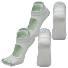 NICOFUN 愛定做 露腳趾腳背防滑瑜伽襪 女襪 FYK24YOGA03 42g 2雙