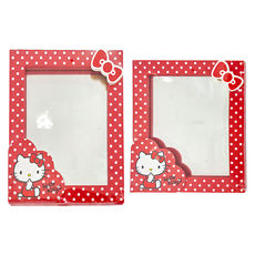 U-House 樺新 HELLO KITTY 圓點風鏡子 24 x 20 x 0.8cm, 紅色