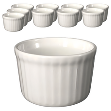 大同磁器 布丁烤盅 大(7.5 x 7.5 x 5cm),P7834,10個