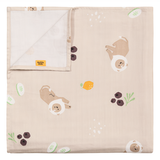 Runny Yolk 朗尼幼克 純棉包巾 120x120cm 台灣製