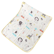 竹纖維三層嬰兒防水隔尿墊, 大象獅子樂園, 1個