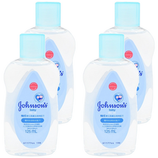 Johnson's 嬌生 嬰兒油LITE 溫和護理全身肌膚 高效補水 清爽配方, 125ml, 4瓶