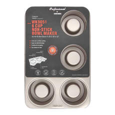 CHEFMADE 學廚 多功能6連不沾蛋糕模, WK9051, 30.4x19.8x4.9cm, 30.4 x 19.8 x 4.9cm, 1個