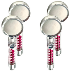 優思居 增壓式小蠻腰蓮蓬頭 ABS材質 尺寸24x8cm, 顏色隨機, 4支