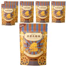 菓青市集 香濃乳酪絲 80g 嚴選乳酪手工拉絲, 6包