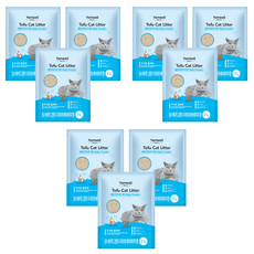 Tamsaa Basics 豆腐貓砂 7L 3袋裝, 嬰兒爽身粉, 9袋