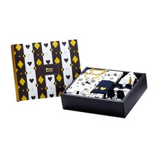 KU.KU Duckbill 酷咕鴨 成長型包巾豪華禮盒16件組, 懶人包巾/嬰兒帽/三角領巾/連身裝/紗布手帕/護手套/護腳套, 純真之瞳