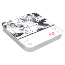 matrix M1 PRO 小智 義式手沖LED觸控雙顯咖啡電子秤 精準測量, 1個, 白色