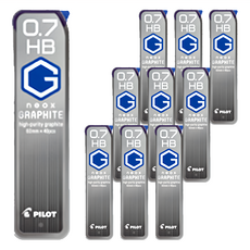 PILOT 百樂 超級G鉛筆芯 0.7mm H/HB/B/2B, 1盒