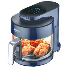 SOnGEn 松井 3D熱旋晶鑽玻璃氣炸鍋/烤箱/烘烤爐, SG-300AF, 深海藍