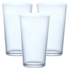 ADERIA 日本製全面強化薄口杯 M(110 x 69mm) 250ml 3個, 1組