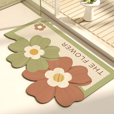 半島良品 美拉德花朵吸水墊, 巴塞隆納橘, 1個